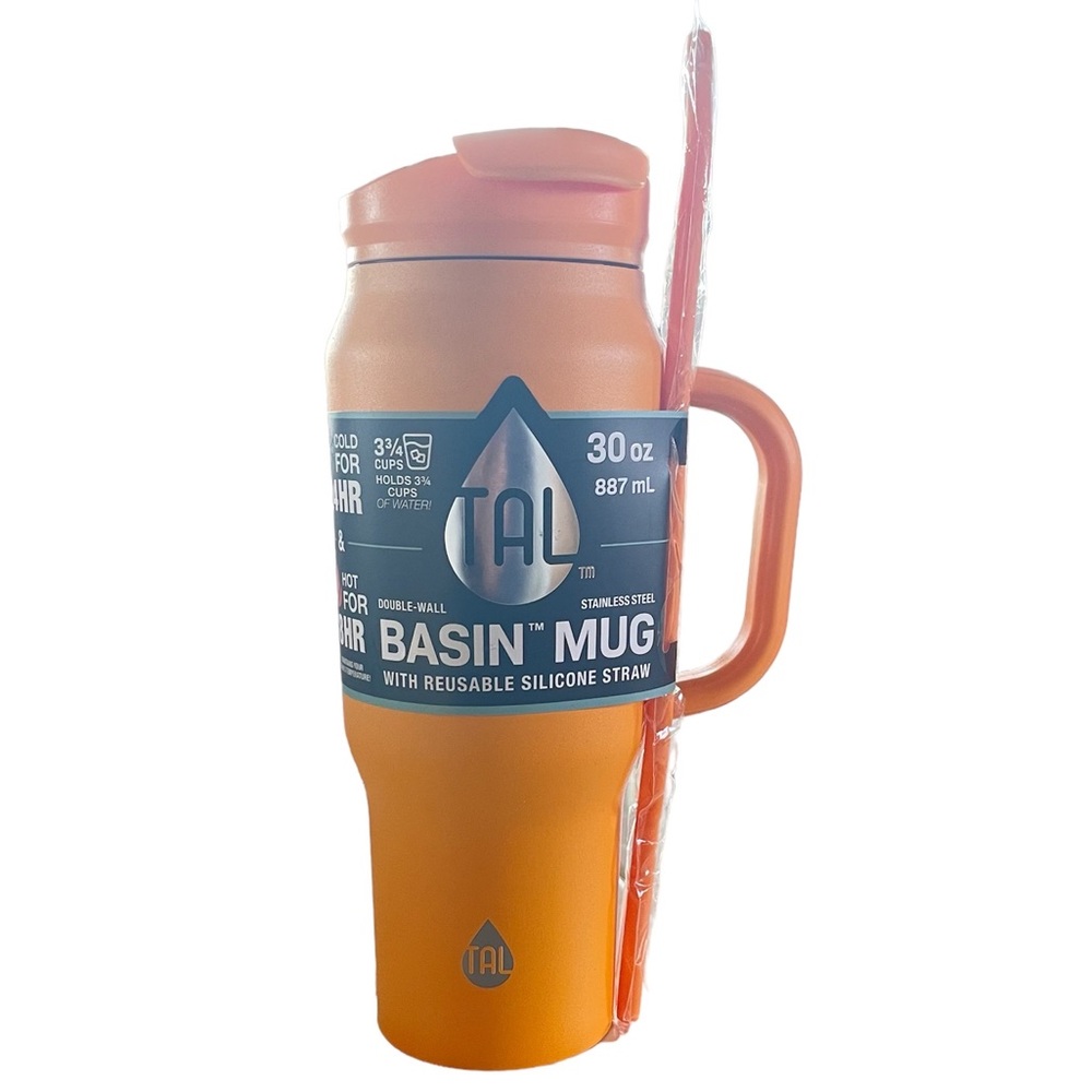 Orange 30oz TAL Basin Mug